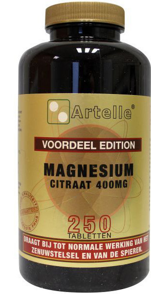 Artelle Magnesium Citraat 400mg Tabletten 250st afbeelding