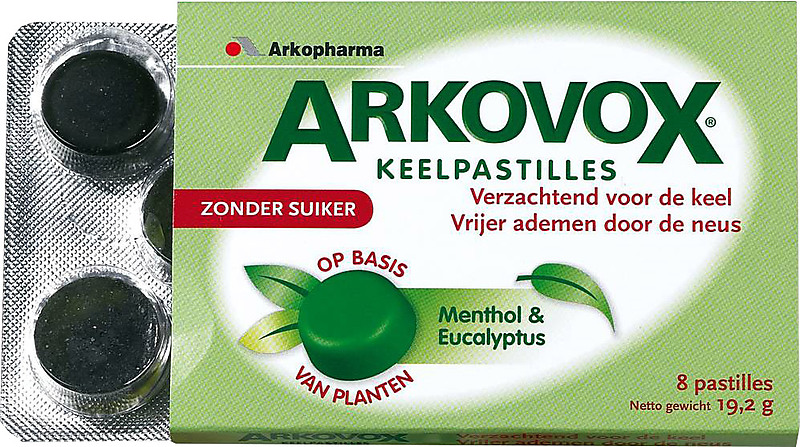Arkovox Menthol & Eucalyptus Pastilles afbeelding
