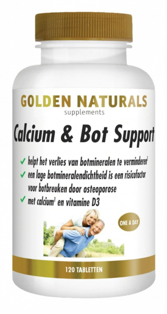 Golden Naturals Calcium & Bot Tabletten 120TB