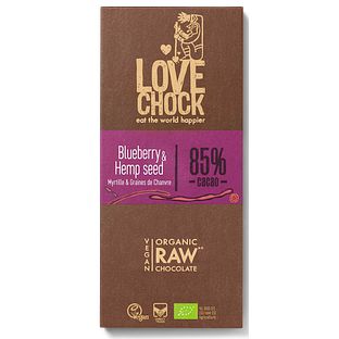 Lovechock Blueberry & Hempseed Tablet 70GR Lovechock Blueberry & Hempseed Tablet 70GR