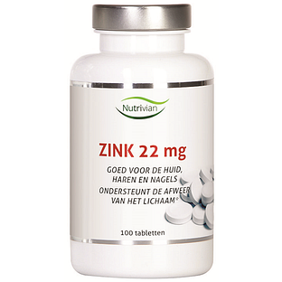 Nutrivian Zink Methionine 22mg Tabletten 100TB