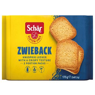 Schar Zwieback Beschuit Glutenvrij 175GR