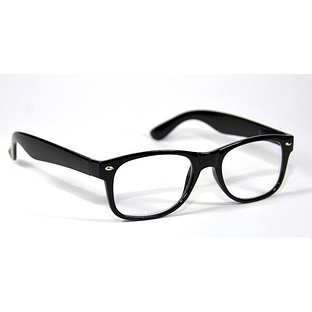 Melleson Optics Leesbril Wayfarer Glans Zwart +3.00 1ST