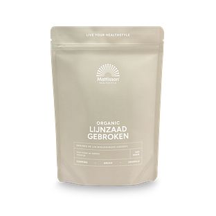 Mattisson HealthStyle Biologische Lijnzaad Gebroken 300GR Mattisson HealthStyle Biologische Lijnzaad Gebroken 300GR