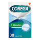 Corega 3 min reinigingstabletten voor de gebitsprothese - Multiverpakking 3x30TB