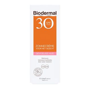 Biodermal Gevoelige Huid Zonnecrème Gezicht SPF30 50ML