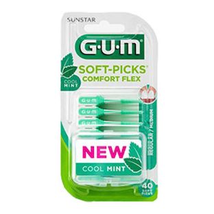 GUM Soft-Picks Comfort Flex Cool Mint 40ST GUM Soft-Picks Comfort Flex Cool Mint 40ST