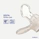 Difrax Fopspeen Dental 6+ Maanden - Pure Clay 1ST