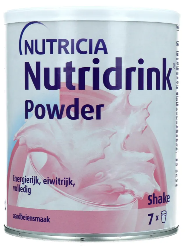 Nutridrink Poeder Shake Aardbei 335GR