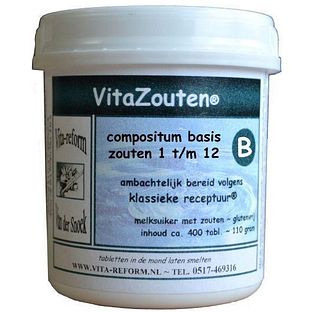 Vita Reform Van der Snoek VitaZouten Compositum Basis Zouten 1 t/m 12 360TB
