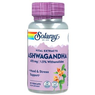 Solaray Ashwagandha Extract Capsules 60CP