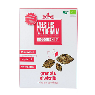 De Halm Granola Eiwitrijk Biologisch 350GR