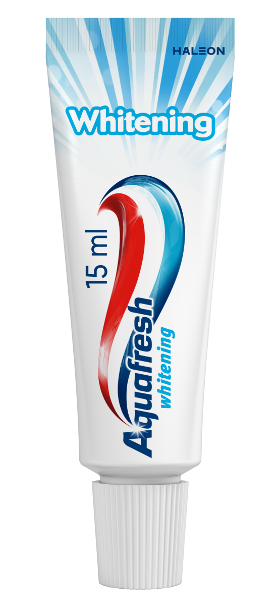 Aquafresh Whitening Mini Tandpasta Reisformaat - voor wittere tanden afbeelding