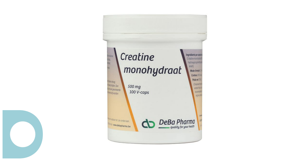 Deba Pharma Creatine Monohydraat 500 mg 100 capsules