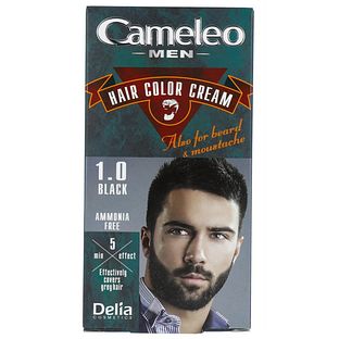 Cameleo Men Hair Color Cream 1.0 Black 1ST