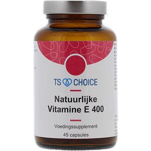 TS Choice Natuurlijke Vitamine E 400 Capsules 45CP