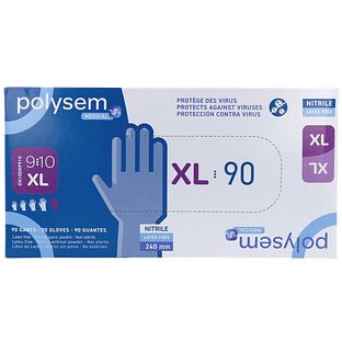 Polysem Nitril Handschoenen Maat XL 90ST