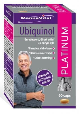 MannaVital Ubiquinol Platinum Capsules 60CP