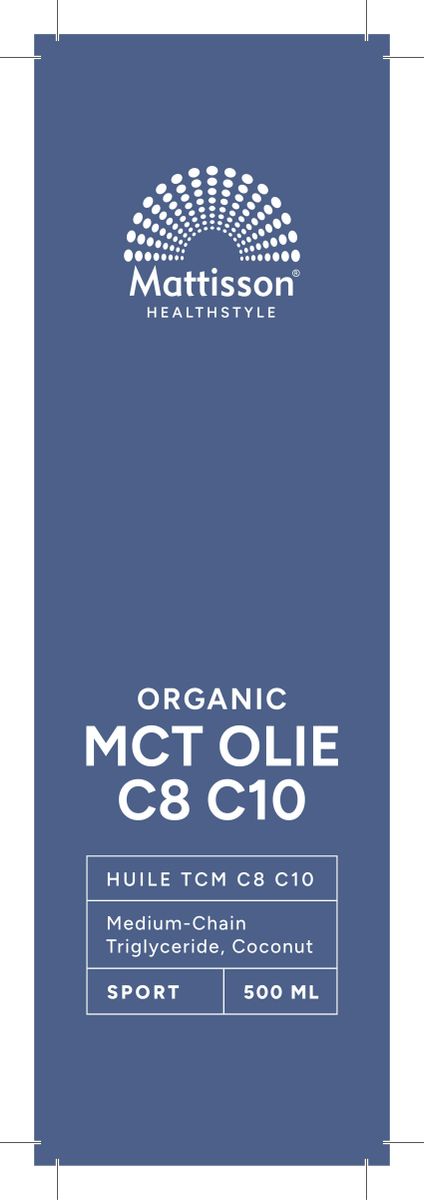 Biologische MCT Olie C8/C10 afbeelding van document #1, label