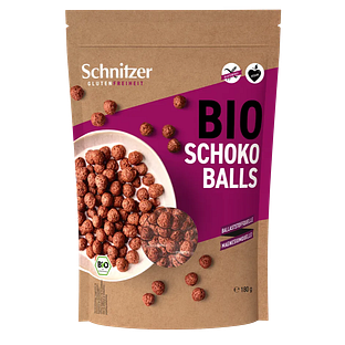 Schnitzer Bio Choco Balletjes Glutenvrij 180GR