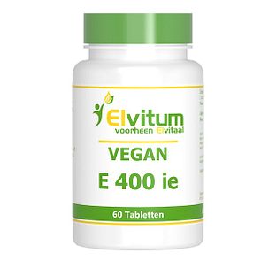 Elvitum Vitamine E 400ie Vegan Tabletten 60TB
