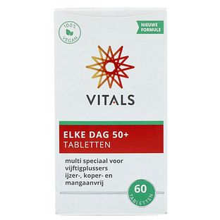 Vitals Elke Dag 50+ Tabletten 60TB Vitals Elke Dag 50+ Tabletten 60TB