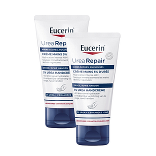 Eucerin Urearepair 5% Urea Handcrème Duoverpakking 2x75ML