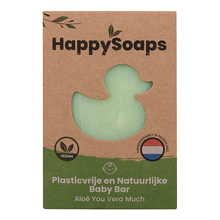 HappySoaps Baby & Kids Aloe Vera Bar 80GR