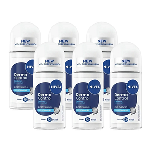 Nivea Derma Control Defend Deodorant Roller Voordeelverpakking 6x50ML