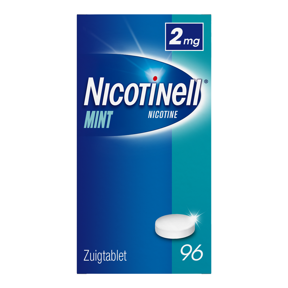 Nicotinell Zuigtablet Mint 2 mg - voor stoppen met roken afbeelding