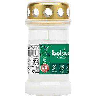 Bolsius Graflicht Wit  Nr3 Met Deksel 1ST