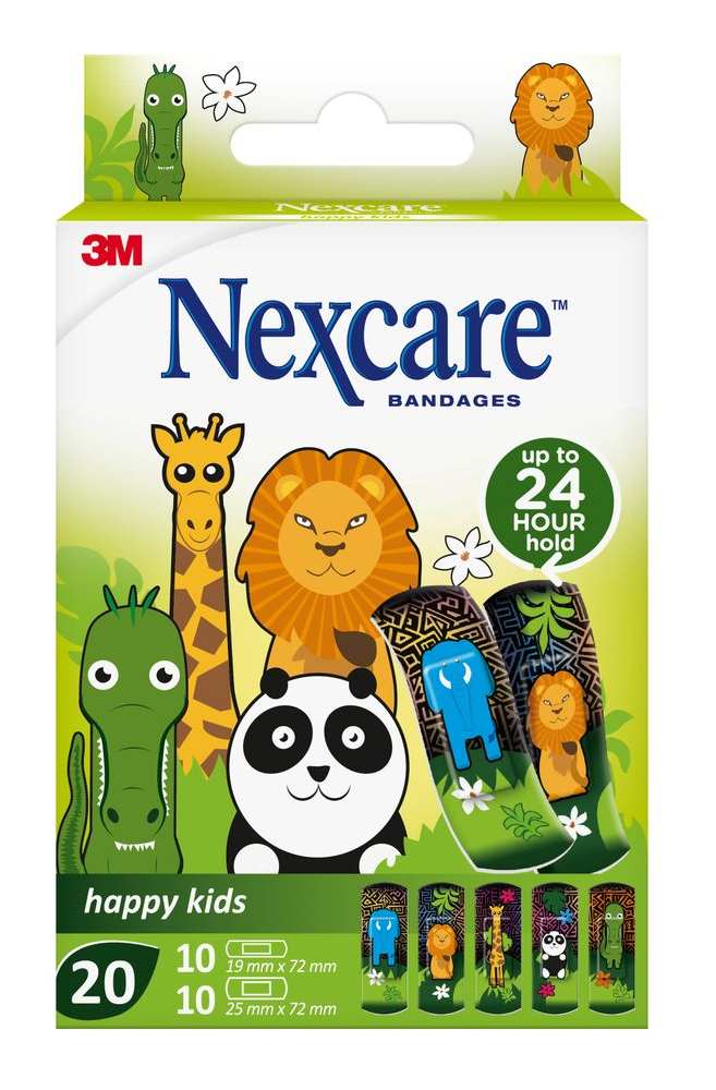 Nexcare Happy Kids Animals Bandages afbeelding 1