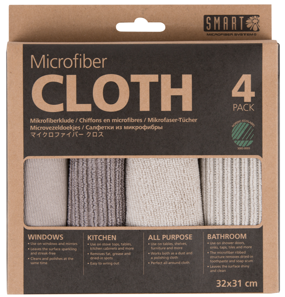 Smart Microfiber System Microvezeldoekjes Beige afbeelding