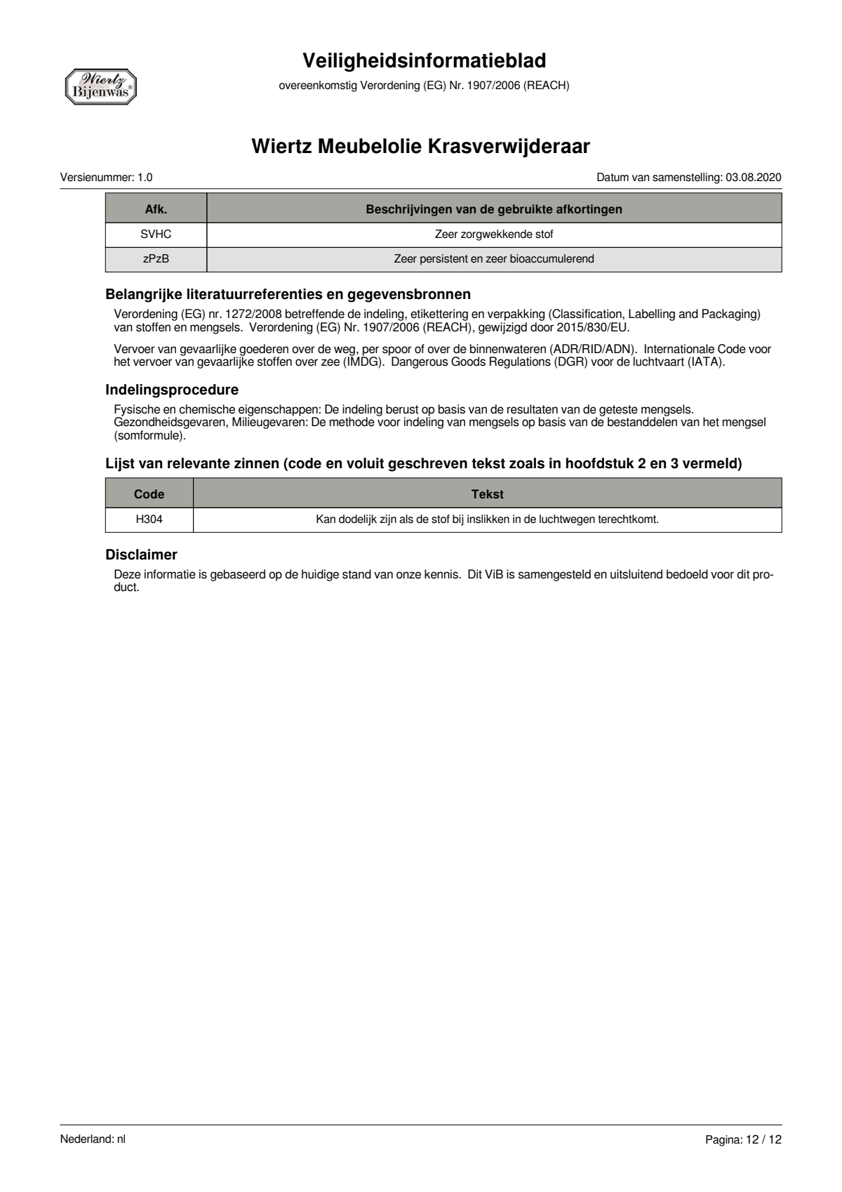 Meubelolie Licht afbeelding van document #12, leaflet