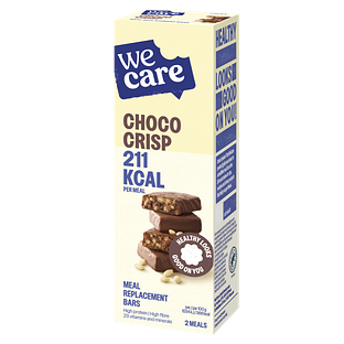 WeCare Choco Crisp Meal Replacement Bars 116GR