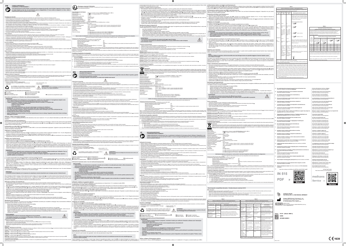 IN 515 Inhalator afbeelding van document #2, instructions