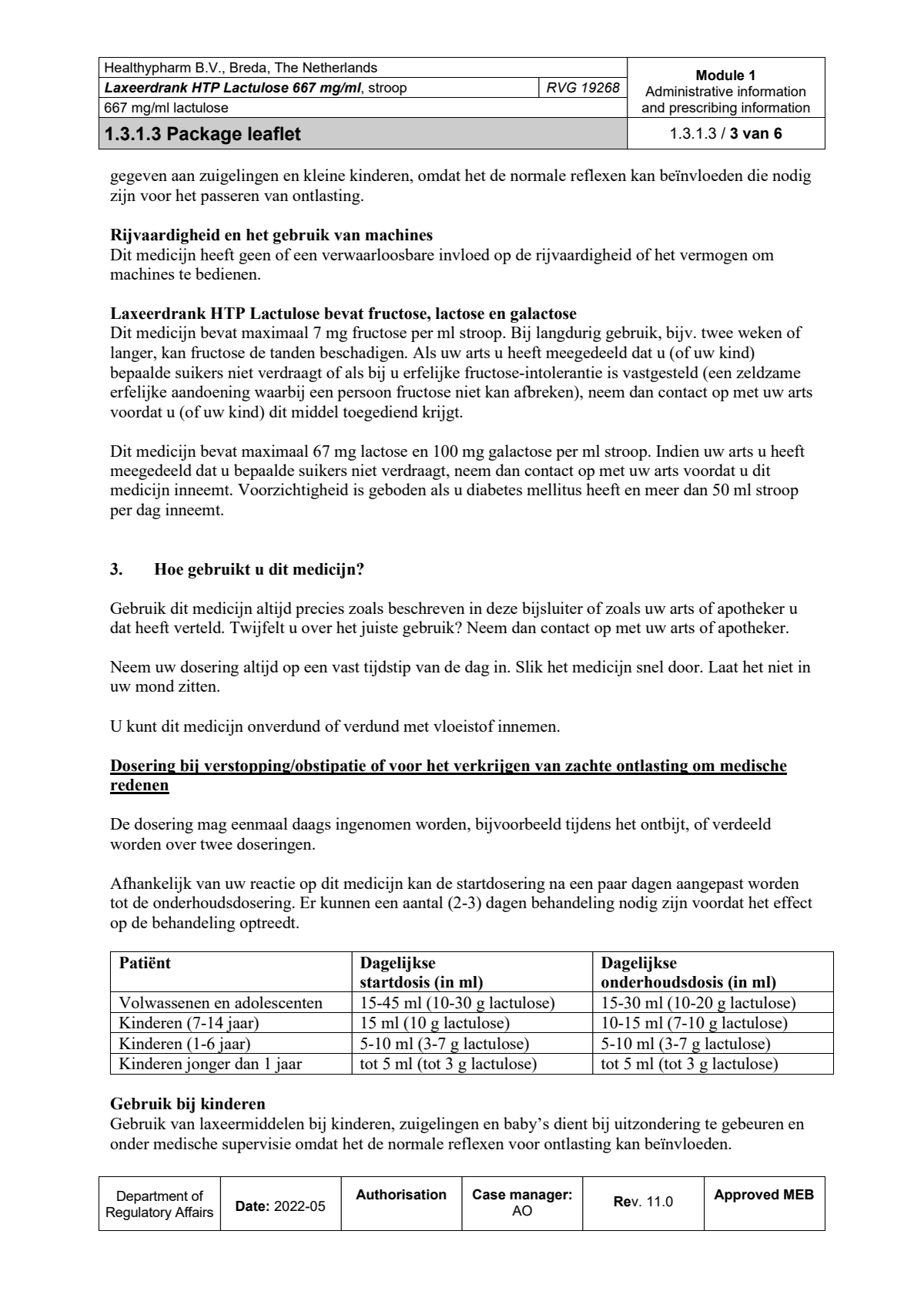 Laxeerdrank Lactulose afbeelding van document #3, leaflet