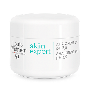 Louis Widmer Skinexpert AHA Crème 5 % pH 3,5 Zonder Parfum 50ML