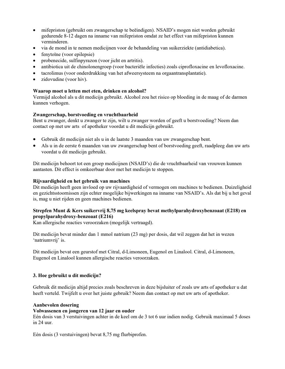8,75mg Keelspray afbeelding van document #3, leaflet