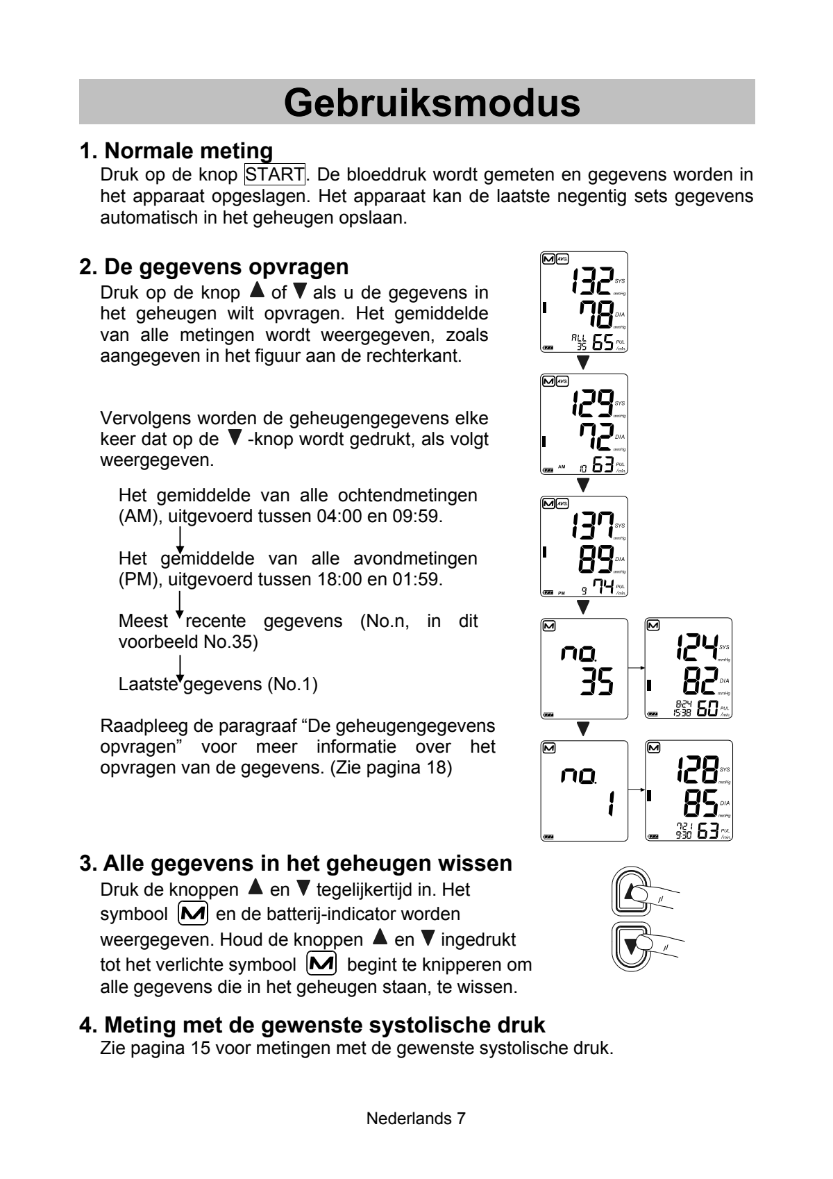 UA-1020-WAF Bovenarm Bloeddrukmeter afbeelding van document #9, instructions