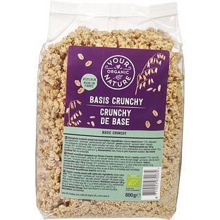 Your Organic Nature Crunchy Basis Muesli 600GR