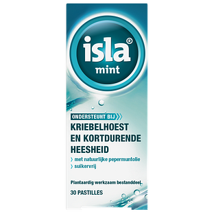 isla Mint Keelpastilles - bij kriebelhoest en kortdurende heesheid 30ST