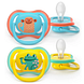 Avent Ultra Air Fopspeen Kikker Aap 18M+ 2ST Fopspenen uit de verpakking