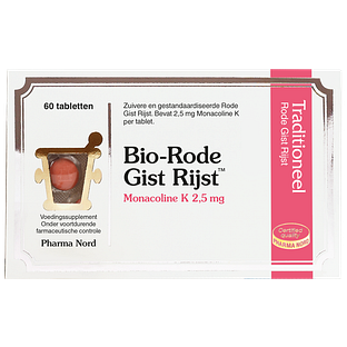 Pharma Nord Bio-Rode Gist Rijst Tabletten 60TB