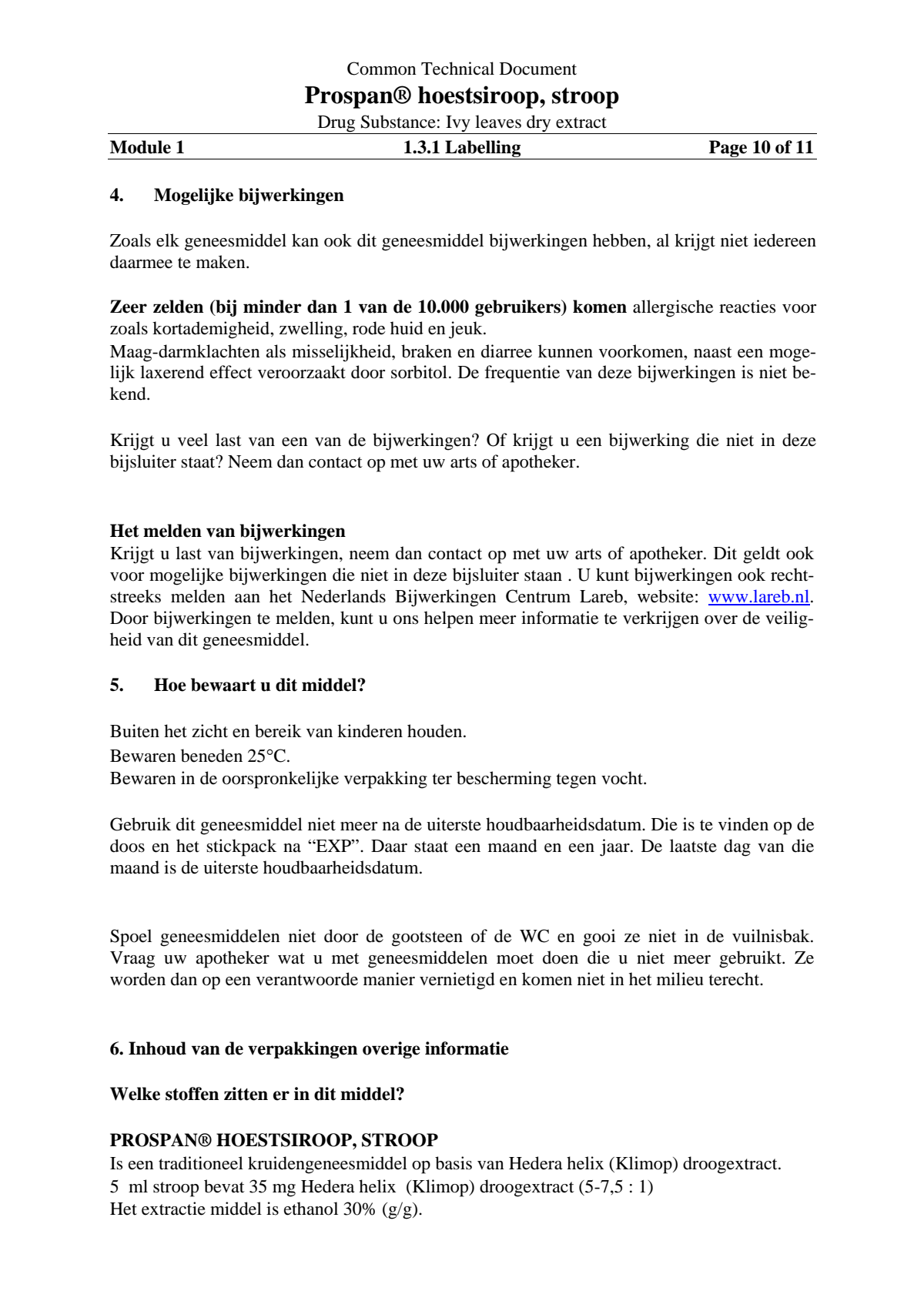 Hoestsiroop Sticks - bij vastzittende hoest en kriebelhoest afbeelding van document #10, leaflet