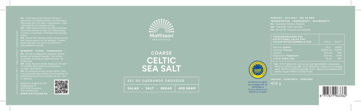 Celtic Sea Salt Grof afbeelding van document #1, label