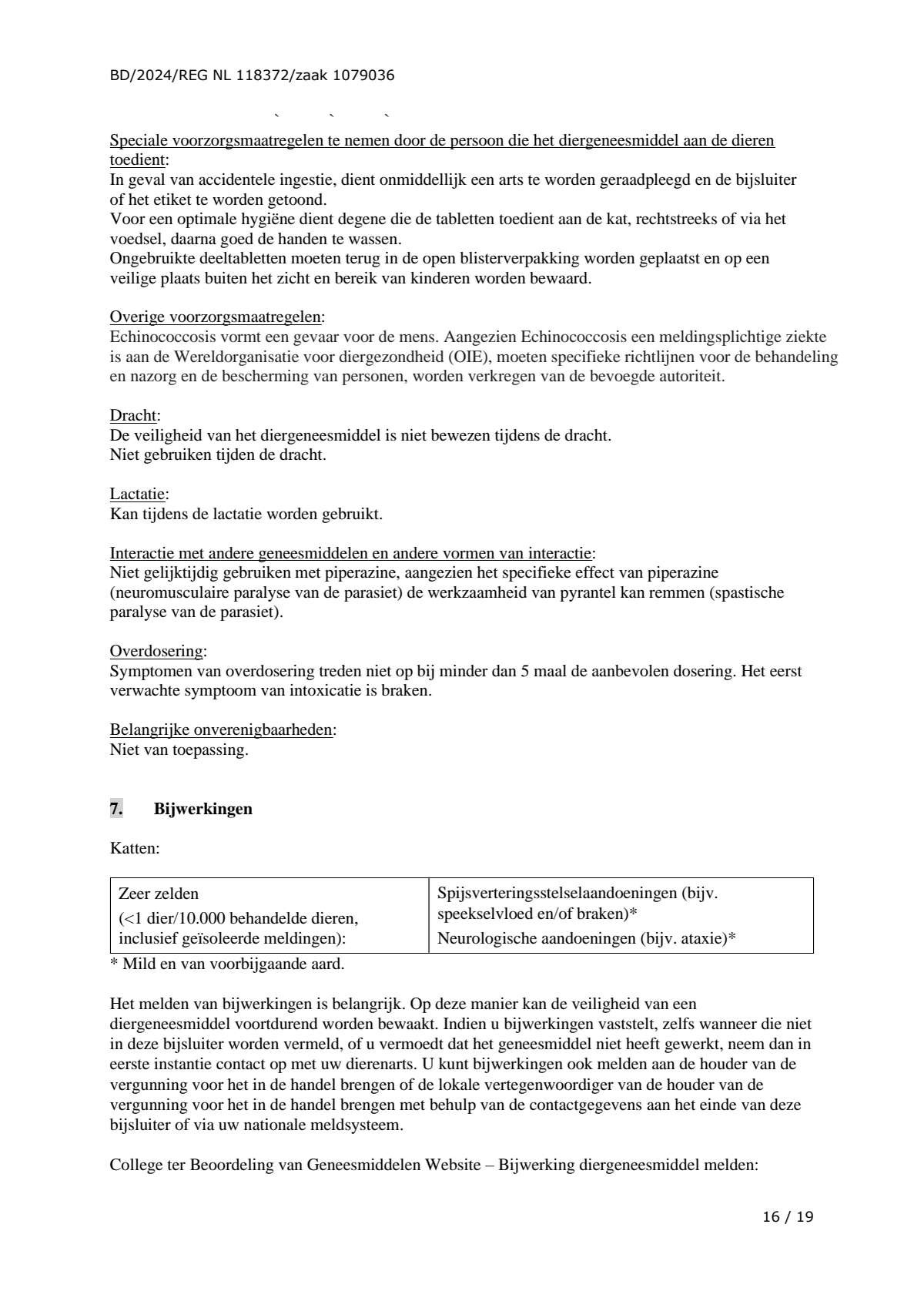 Wormmiddel all-in-one Kat afbeelding van document #16, leaflet
