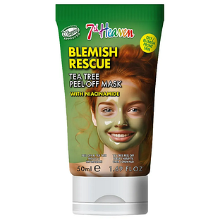 7th Heaven Blemish Rescue Tea Tree Peel-Off Masker met Niacinamide 50ML