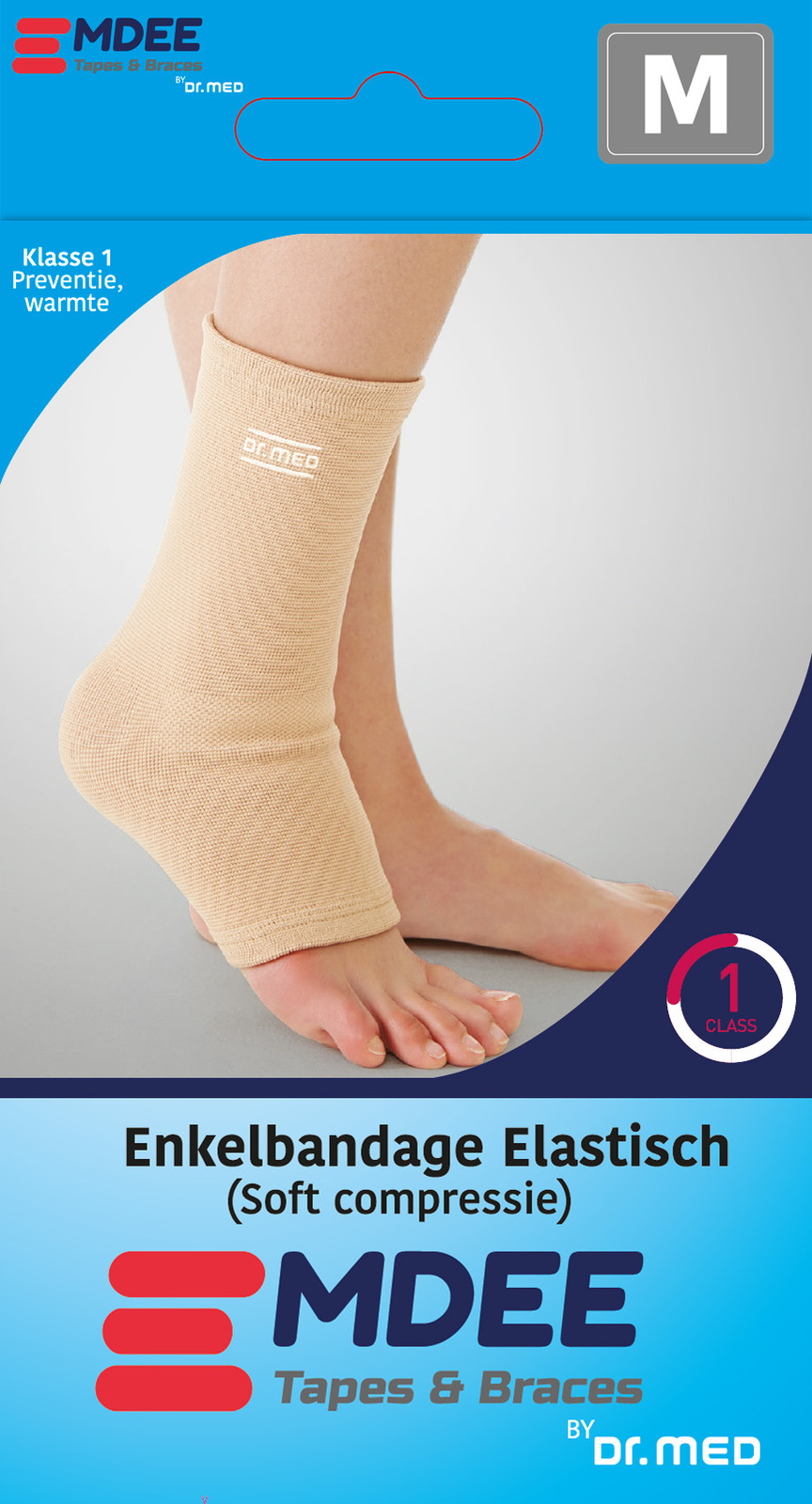 Emdee Enkelbandage Elastisch Maat M afbeelding