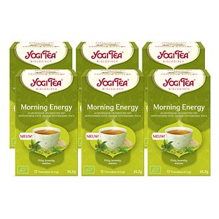 Yogi Tea Morning Energy Thee Voordeelverpakking 6x17ST